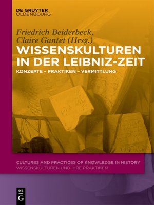 cover image of Wissenskulturen in der Leibniz-Zeit